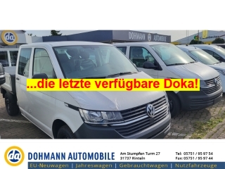 Bild: Volkswagen T6.1 Transporter Pritsche Doka TDI/AHK/GJR/150hp