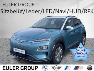 Hyundai KONA EV 150 Premium Sitzbelüf/Leder/LED/Navi/HUD/RFK in Frankfurt  am Main