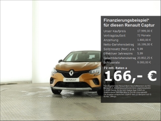 Bild: Renault Captur II Zen 1.0 TCe 90 EU6d LED++Klima+ Apple CarPlay..NEUWERTIG...