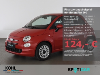 Bild: Fiat 500 Lounge 1.0 Mild Hybrid 70PS PDC Klima Touchscreen