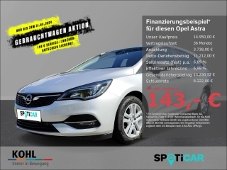Bild: Opel Astra K ST Business 1.5 Diesel SHZ Klimaautom