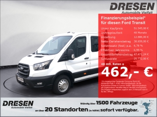 Bild: Ford Transit Pritsche 350 L4 Trend 2.0 TDCi DPF EU6d Chassis Fahrgestell Doppelkabine StandHZG