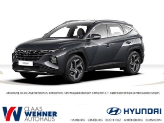 Bild: Hyundai TUCSON Trend Hybrid 4WD 1.6 T-GDI Assist.-PKT el. Heckkl. 19''Alu