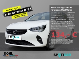Bild: Opel Corsa Edition 1.2 Turbo PDC Klima Tempo Rückfahrkam.