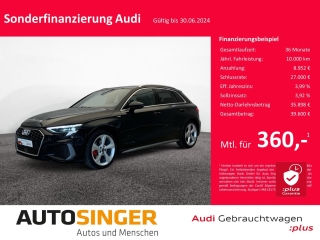 Audi A3 Sportback 40 TFSI 2x S line qua AHK LED ACC Bild 1